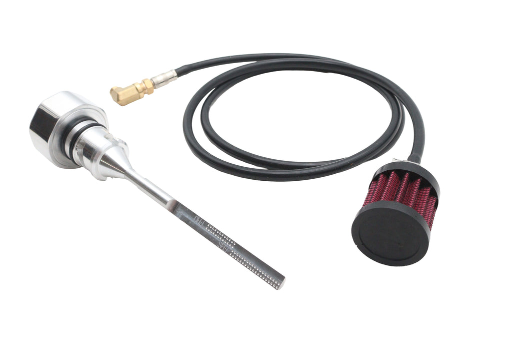 M8 Vented Dipstick Polished