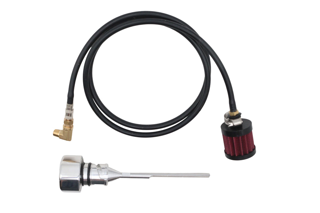 M8 Vented Dipstick Polished