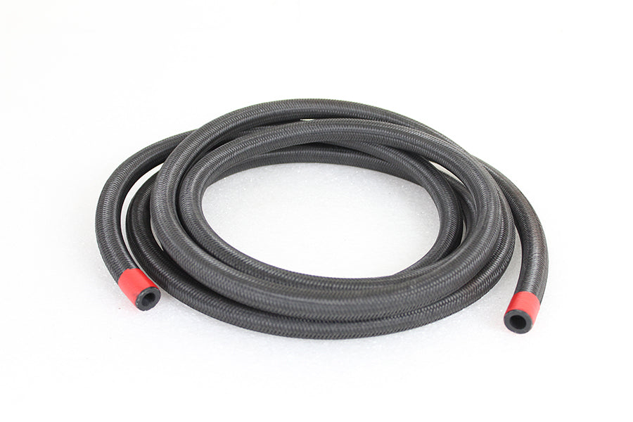 Braided Oil Hose Black