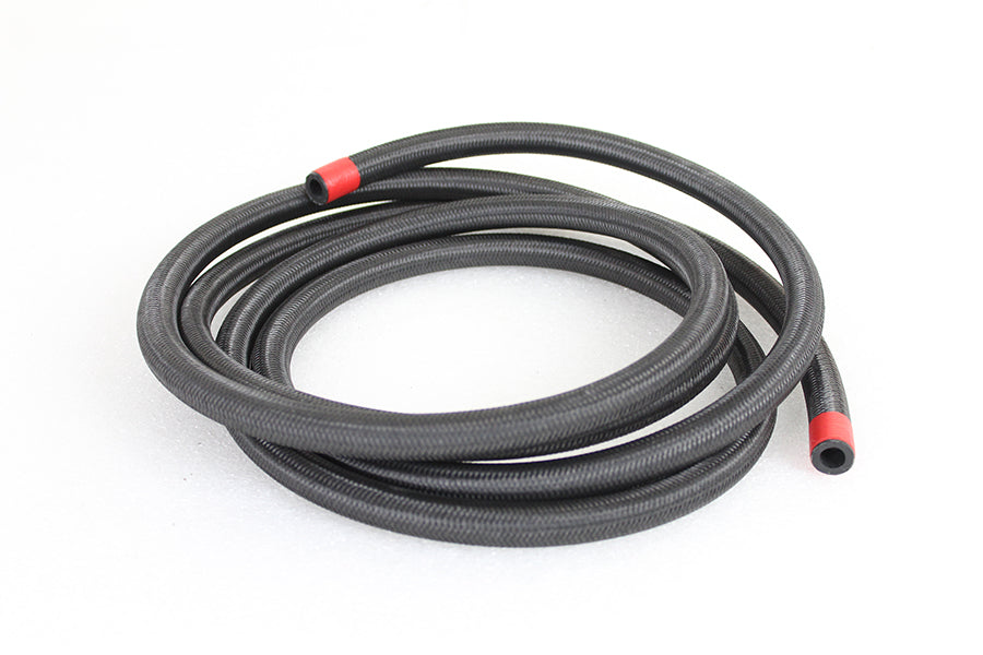 Braided Oil Hose Black
