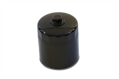 V-TWIN Hex Spin On Oil Filter attached to an oil tank, designed for easy oil filter replacement and maintenance.