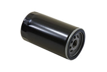 Load image into Gallery viewer, V-TWIN hex spin-on oil filter attached to an oil tank, used for motorcycle maintenance and oil filtration.