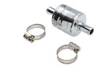 Load image into Gallery viewer, Chrome Wyatt Gatling Gatling Crankcase Breather Vent Canister for fuel and air system, shown in close-up view.