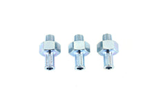Load image into Gallery viewer, Wyatt Gatling 1/8 inch NPT Hex Oil Fitting for oil tanks, shown in a close-up image with threaded metal fitting.