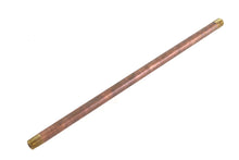 Load image into Gallery viewer, 1/8 inch NPT x 10 inch Brass Pipe