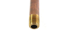 Load image into Gallery viewer, 1/8 inch NPT x 10 inch Brass Pipe