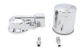 Chrome Oil Filter Mount Kit
