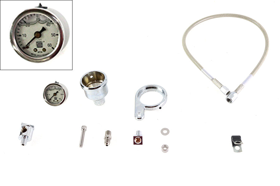 Rocker Box Oil Pressure Gauge Kit