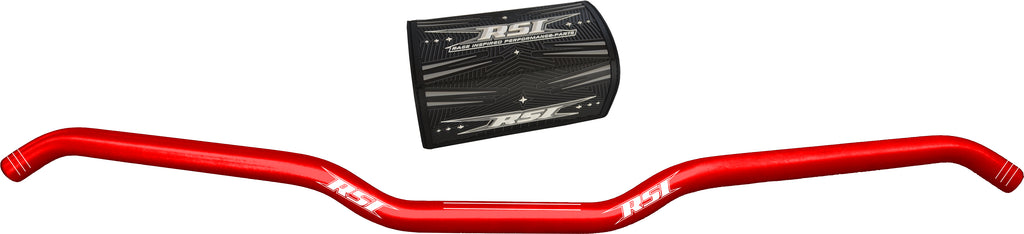 Hustler 7/8" Handlebar 1" Rise Race Red