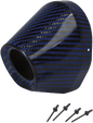 Carbon End Cap Blue 1 3/4