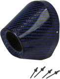 Pro Circuit Carbon End Cap Blue 1 3/4