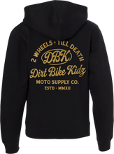 Load image into Gallery viewer, Gold Nugget Youth Hoodie Black Yx