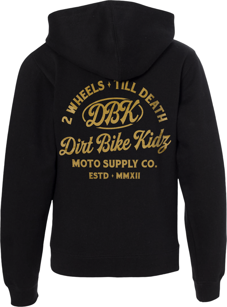Gold Nugget Youth Hoodie Black Yl