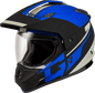 Gm 11 Decima Helmet Matte Black/Blue Lg