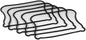 Gasket Rocker Cover Lowr Rubr 883 1200 5pk 17353 86 A