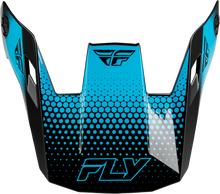 Load image into Gallery viewer, Rayce Sonar Helmet Visor Black/Electric Blue Xl