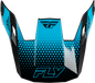 Rayce Sonar Helmet Visor Black/Electric Blue Ys Yl