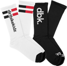 Load image into Gallery viewer, Basic Sock 2 Pack White/Black
