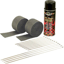 Load image into Gallery viewer, Exhaust Pipe Wrap Kit Black Wrap W/Black Coating