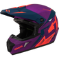 Mx 46 Compound Helmet Matte Purple/Coral/Blue Xs