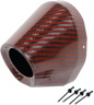 Carbon End Cap Red 1 3/4