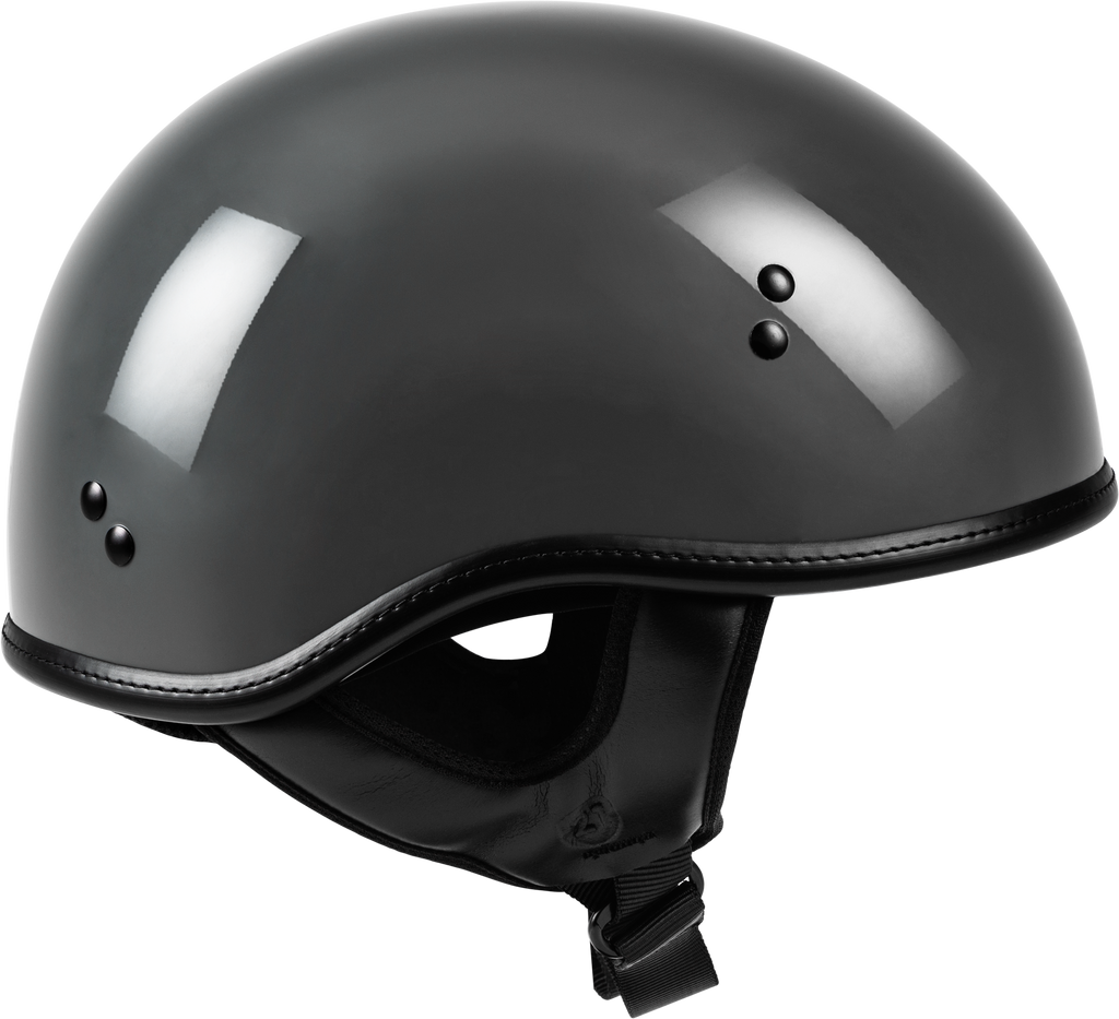 .357 Solid Half Helmet Grey Xs