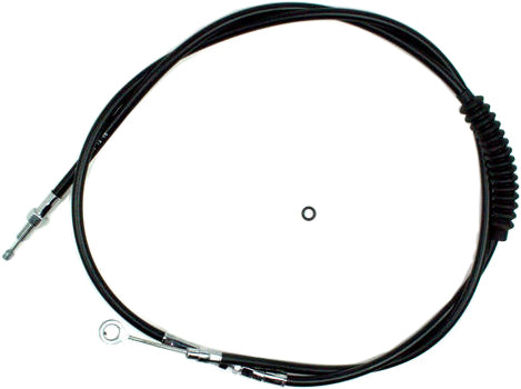 Black Vinyl Clutch Lw Cable