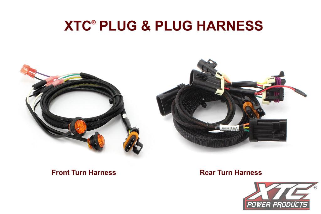 Auto Turn Signal Kit W/ Billet Lever And Front Drl Lights Can