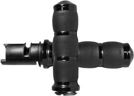 AVON Velvet Air Black Twist Grip showing textured black handle with twist design, ideal for bicycle or scooter handlebars