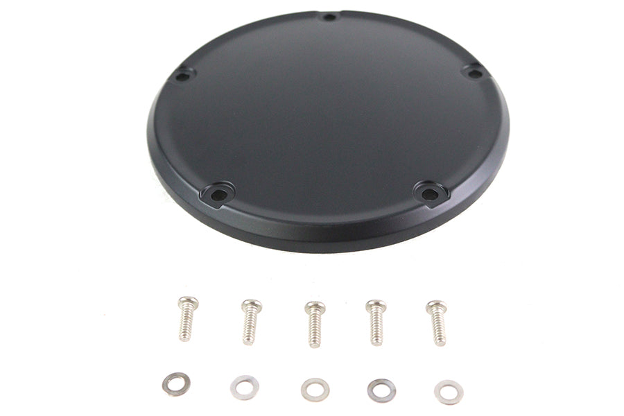 Matte Black 5 Hole Domed Derby Cover