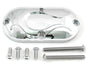 Chrome Inspection Cover with Chrome Flame