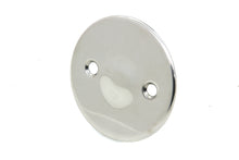 Load image into Gallery viewer, Stainless steel V-Twin Primary Inspection Cover for drive line, designed for Harley-Davidson motorcycles, with detailed finish.