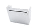 Chrome embossed V-TWIN battery side cover for electrical motorcycle applications, featuring a sleek, reflective finish.