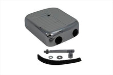 Load image into Gallery viewer, Chrome Dual Coil Finned Panhead Style Coil Cover