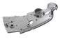V-TWIN chrome engine cam and sprocket cover kit showing polished chrome finish and detailed design for motorcycle engine protection