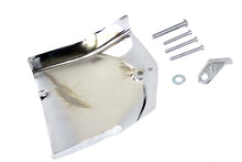 Load image into Gallery viewer, V-Twin Drive Line transmission sprocket cover trim, chrome finish, designed for V-Twin motorcycle drive systems.