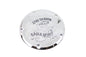 Chrome V-TWIN Eagle Spirit derby cover for drive line, featuring detailed eagle design on motorcycle engine part.