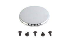 Load image into Gallery viewer, V-TWIN Smooth Chrome Ignition System Cover with Hidden Screws for motorcycle electrical system, featuring polished chrome finish and concealed screws.