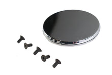 Load image into Gallery viewer, V-TWIN smooth chrome ignition system cover with hidden screws, electrical component for motorcycle engine protection.