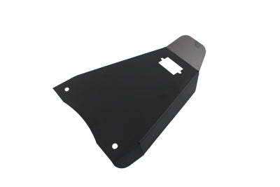 V-TWIN black chassis frame cover for motorcycle, showing durable protective material and precise fit on the vehicle frame.