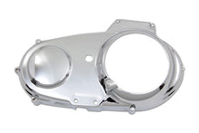 Load image into Gallery viewer, V-TWIN chrome primary cover trim for drive line, shiny metal finish, designed for motorcycle V-TWIN engine models.