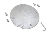 Load image into Gallery viewer, Flame Clutch Inspection Cover Chrome