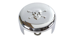 Load image into Gallery viewer, Skull Round Horn Cover Chrome