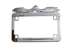 Load image into Gallery viewer, License Plate Frame Flying Eagle Style Chrome