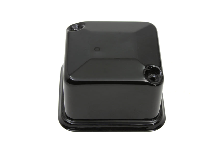 V-TWIN black 6-volt mechanical regulator cover for electrical systems, shown in the image.