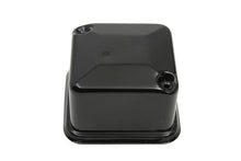 Load image into Gallery viewer, V-TWIN black 6-volt mechanical regulator cover for electrical systems, shown in the image.