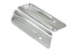 V-Twin Wyatt Gatling Saddlebag Face Plate for seat and saddlebag, featuring detailed metal design on a black background.