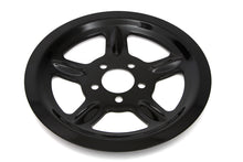 Load image into Gallery viewer, V-Twin black rear pulley cover with 68 teeth for drive line, featuring a sleek design and durable construction.