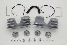 Load image into Gallery viewer, Silver V-Twin V-TWIN Head Bolt and Spark Plug Cover Kit for engine, featuring polished metal finish and detailed hardware design.
