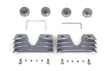 Load image into Gallery viewer, V-TWIN silver head bolt and spark plug cover kit for engine, featuring polished metal finish and detailed components.
